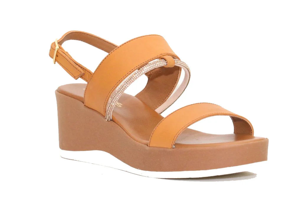 Φωτογραφία προϊόντος: Anteos Shoes Γυναικεία Σανδάλια Anteos 22355 Ταμπά Δέρμα