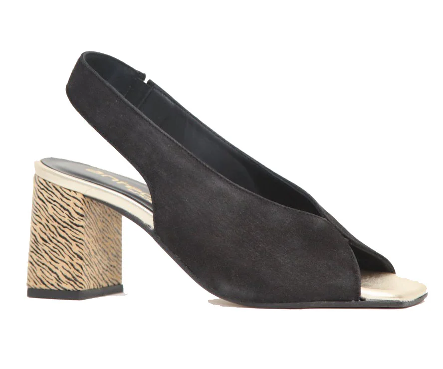 Φωτογραφία προϊόντος: Anteos Shoes Anteos 24205 Γυναικεία Peep Toe Πέδιλα από δέρμα Καστόρι σε Μαύρο χρώμα