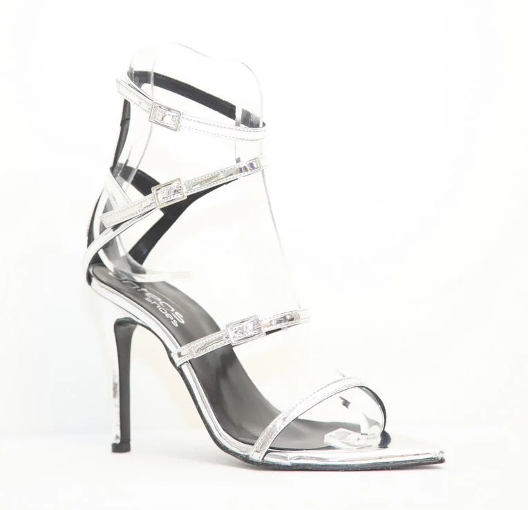 Φωτογραφία προϊόντος: Anteos Shoes Anteos 35472 Γυναικεία Eco Ανατομικά Πέδιλα σε Ασημί Καθρέφτη χρώμα