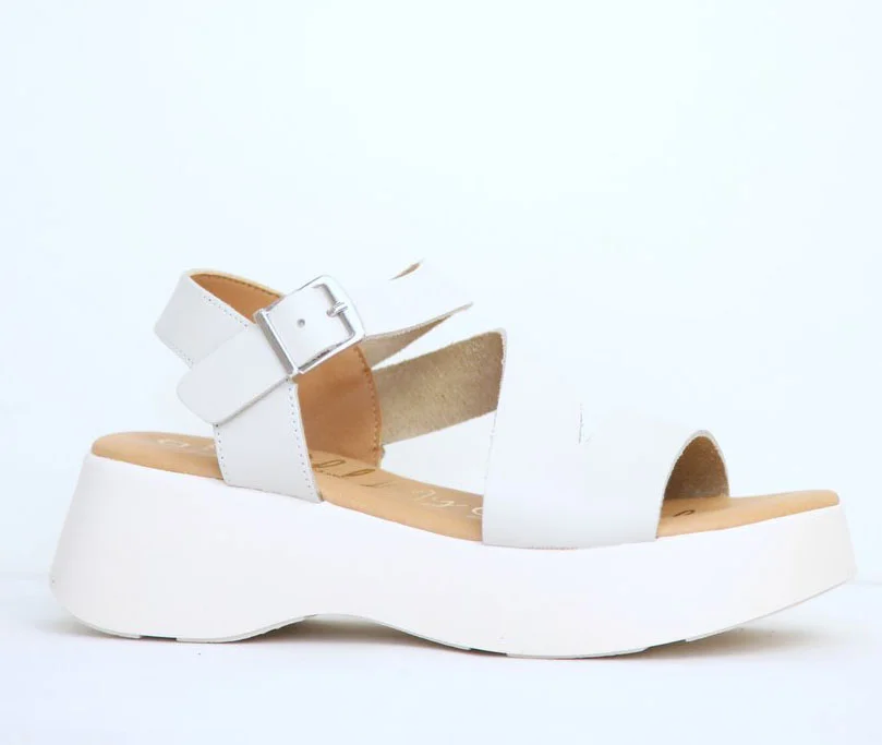 Φωτογραφία προϊόντος: Oh! my Sandals Γυναικεία δερμάτινα Πέδιλα Oh My Sandals 5685 Hielo