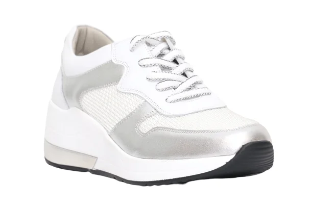 Φωτογραφία προϊόντος: Treintas Shoes Γυναικεία Sneakers Treintas 3712 Ασημί Δέρμα Ανατομικό
