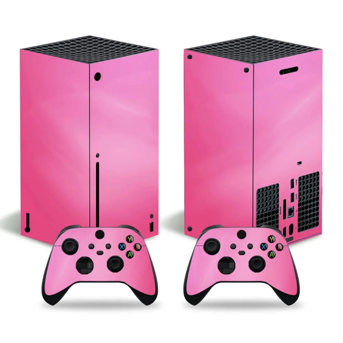 Φωτογραφία προϊόντος: MCBAZEL Star Tech Leather Pattern Series Skin Sticker for Xbox Series X Pink