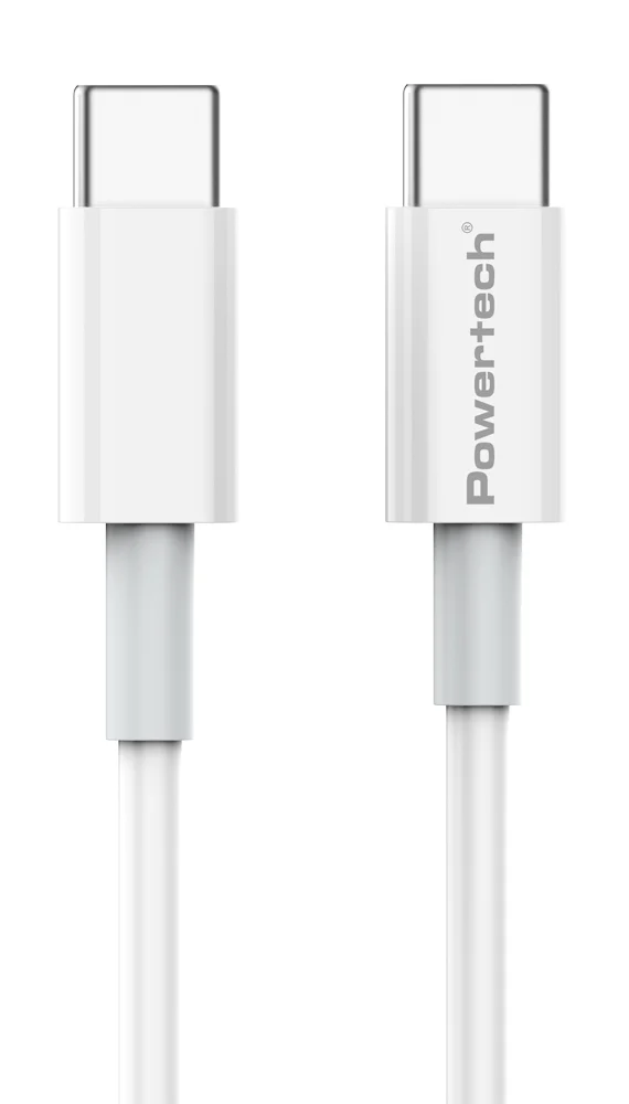 Φωτογραφία προϊόντος: POWERTECH καλώδιο USB-C PTR-0108, 65W, PD, 1m, λευκό