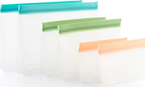Φωτογραφία προϊόντος: InnovaGoods Σακούλες Τροφίμων Επαναχρησιμοποιούμενες Αεροστεγείς 6τμχ