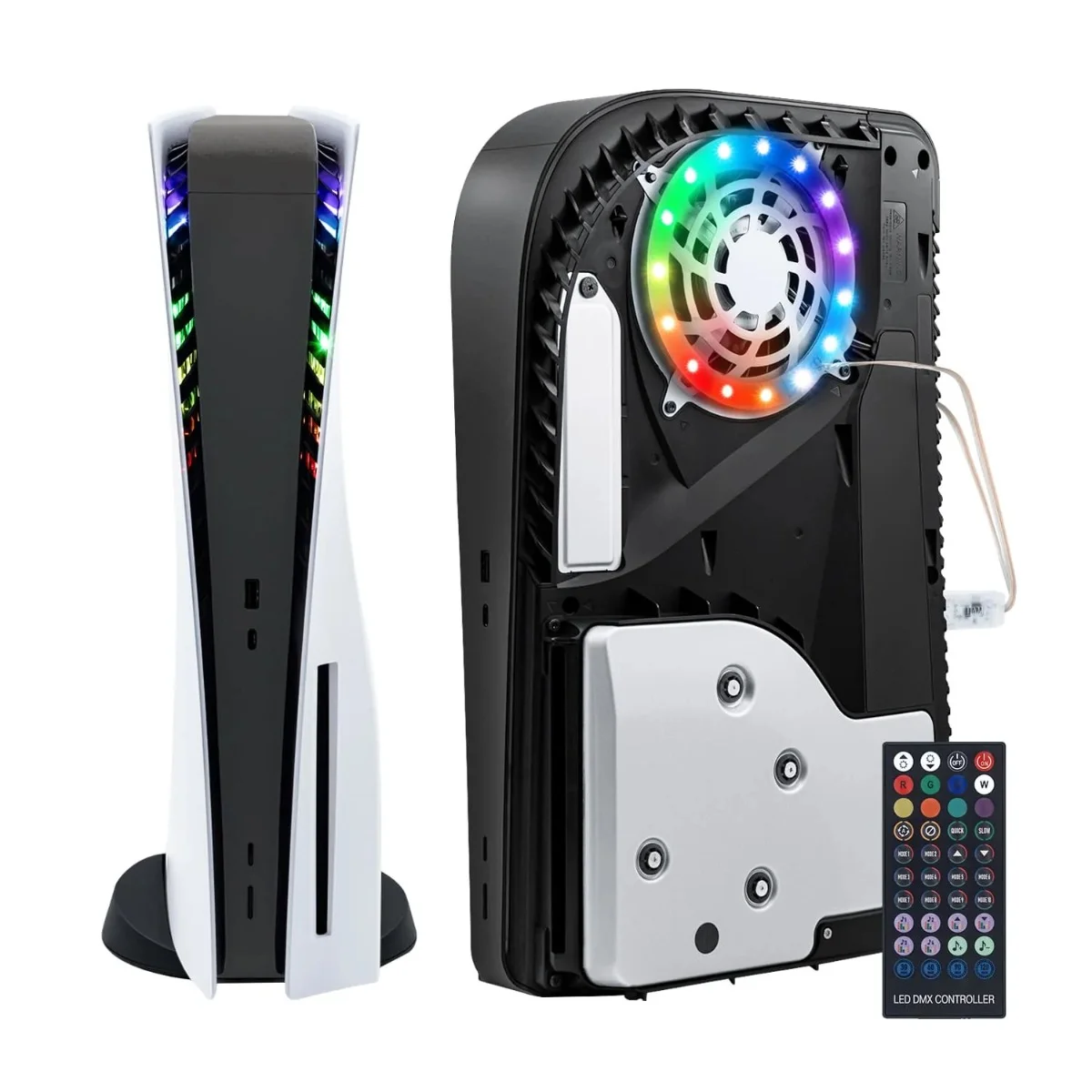 Φωτογραφία προϊόντος: MCBAZEL Star Tech Λωρίδα φωτός RGB LED 8 χρωμάτων με τηλεχειριστήριο για κονσόλα PS5