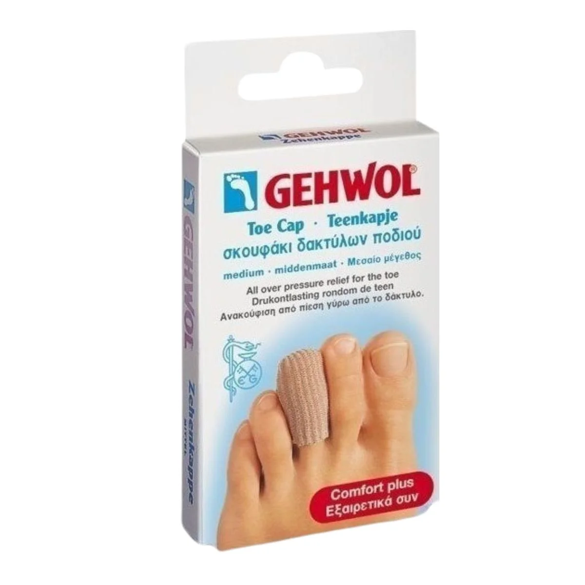 Φωτογραφία προϊόντος: Gehwol,Gehwol Pressure Protection Gehwol Toe Cap Σκουφάκι Δακτύλων Ποδιού Medium 1τμχ