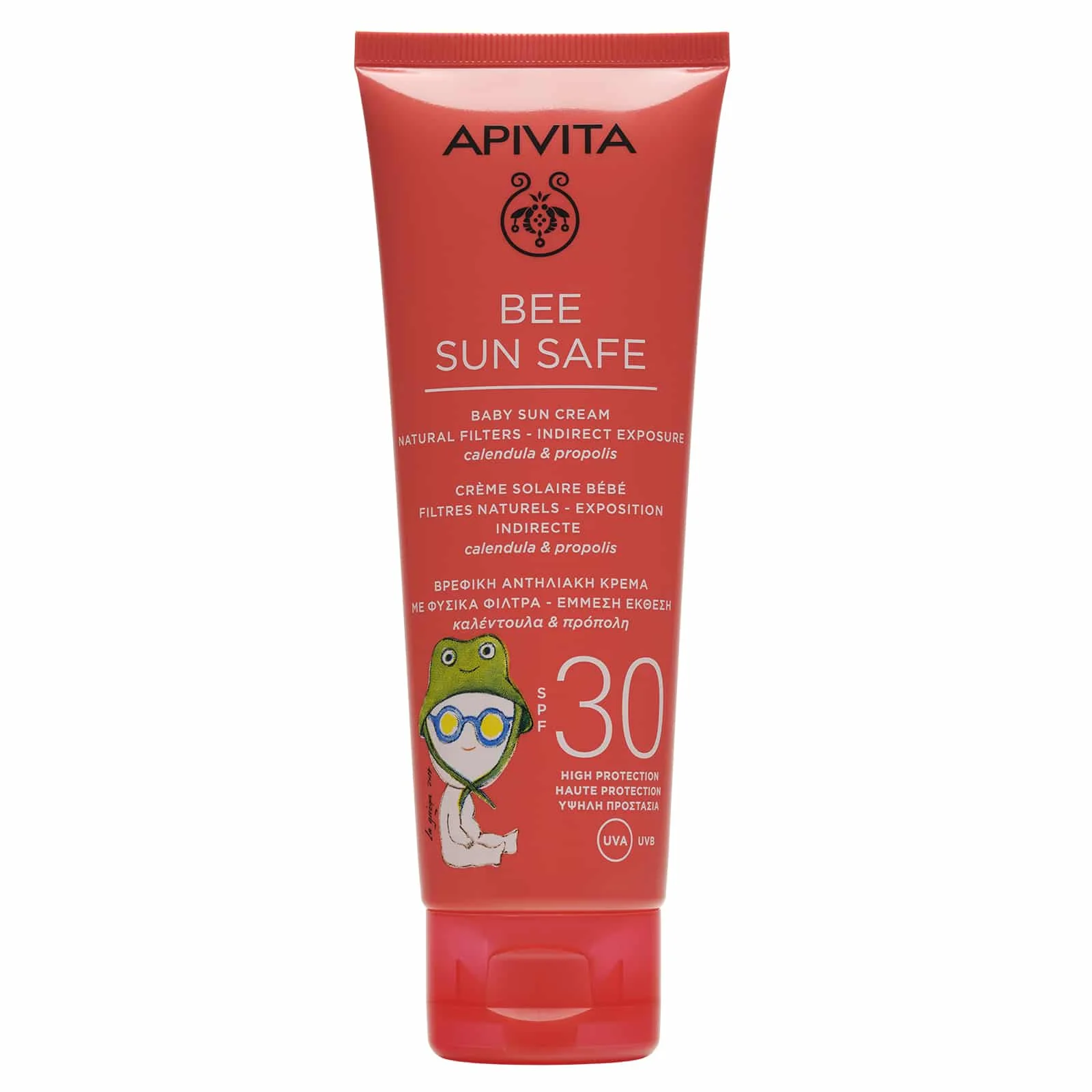 Φωτογραφία προϊόντος: Apivita,Apivita Bee Sun Safe Apivita Bee Sun Safe Βρεφική Αντηλιακή Κρέμα SPF30 100ml