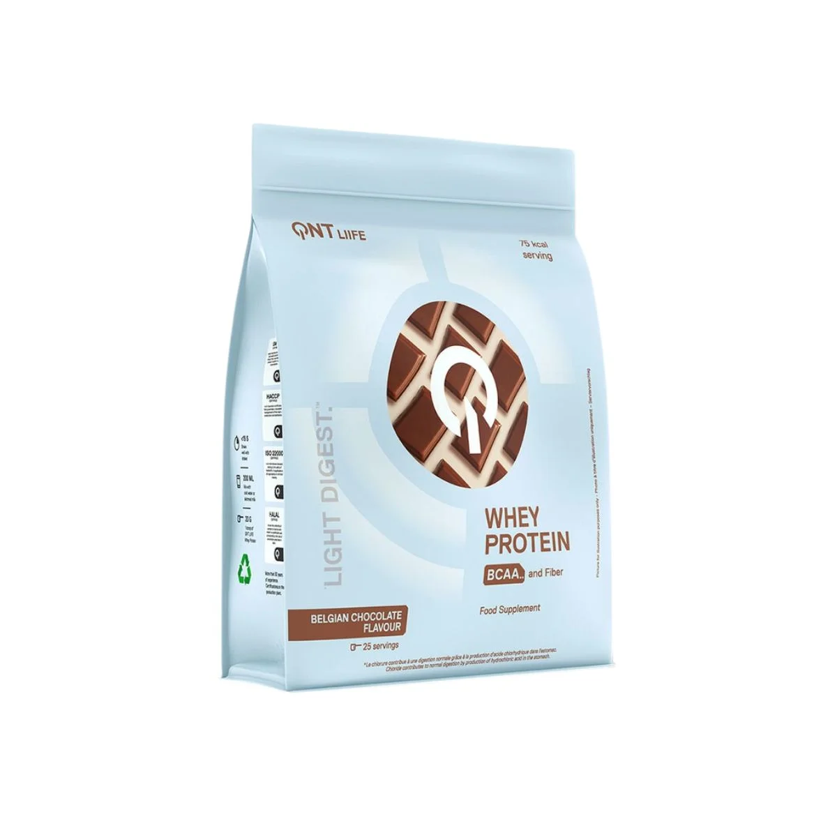 Φωτογραφία προϊόντος: QNT Light Digest Whey Protein Belgian Chocolate 500gr