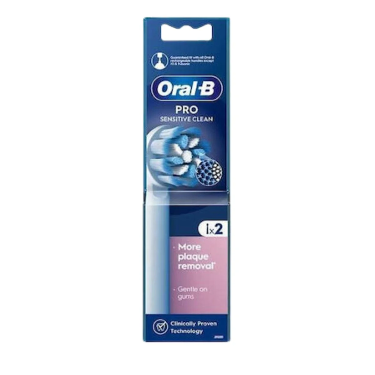 Φωτογραφία προϊόντος: Oral-B,Oral-B Ανταλλακτικά Oral-B Sensitive Clean Ανταλλακτικές Κεφαλές για Ηλεκτρική Οδοντόβουρτσα 2τμχ
