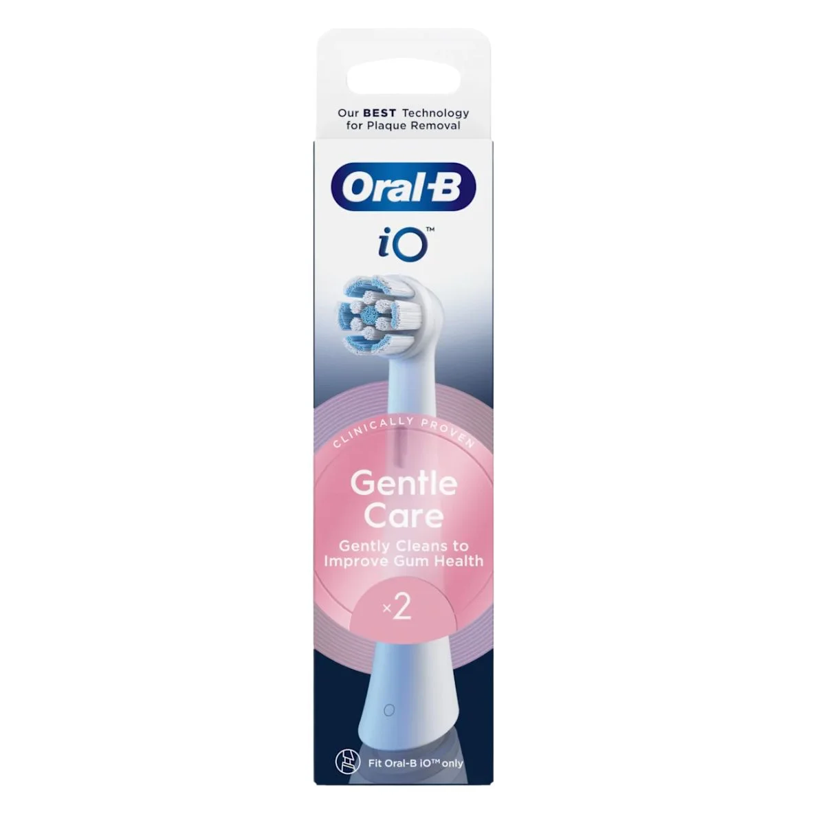 Φωτογραφία προϊόντος: Oral-B,Oral-B iO Oral-B iO Gentle Care Ανταλλακτικές Κεφαλές για Ηλεκτρική Οδοντόβουρτσα 2τμχ