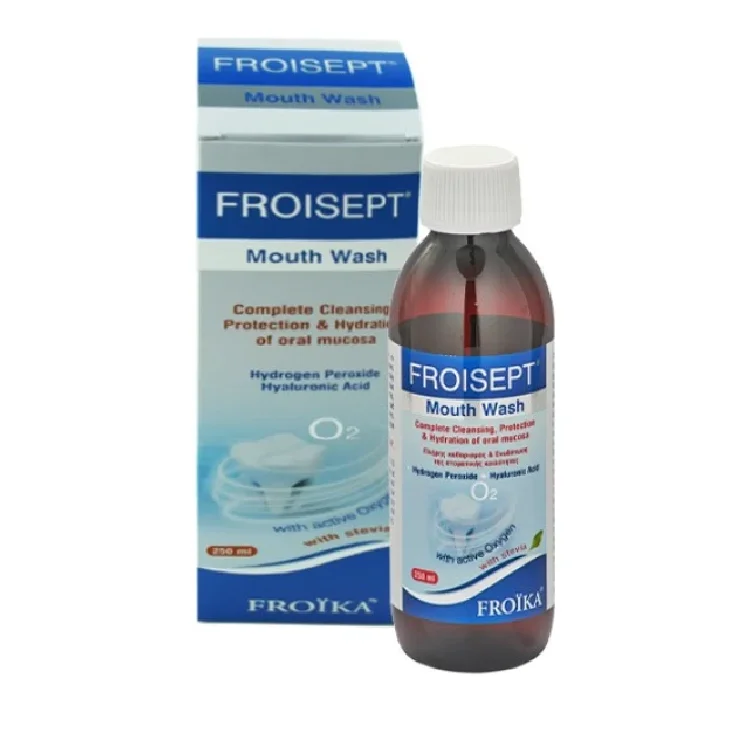 Φωτογραφία προϊόντος: Froika,Froika Oral Care Froika Froisept Στοματικό Διάλυμα με Στέβια, 250ml