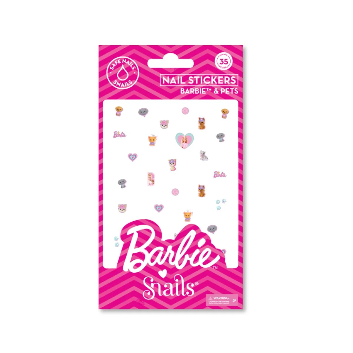 Φωτογραφία προϊόντος: Snails,Snails Nail Stickers Snails Barbie Nail Stickers Barbie & Pets 1τμχ