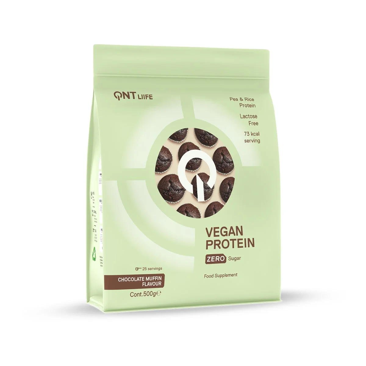 Φωτογραφία προϊόντος: QNT Vegan Protein Chocolate Muffin 500gr