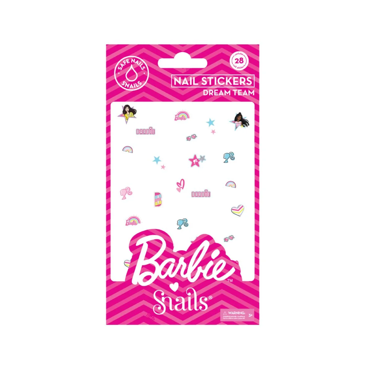 Φωτογραφία προϊόντος: Snails,Snails Nail Stickers Snails Barbie Nail Stickers Dream Team 1τμχ