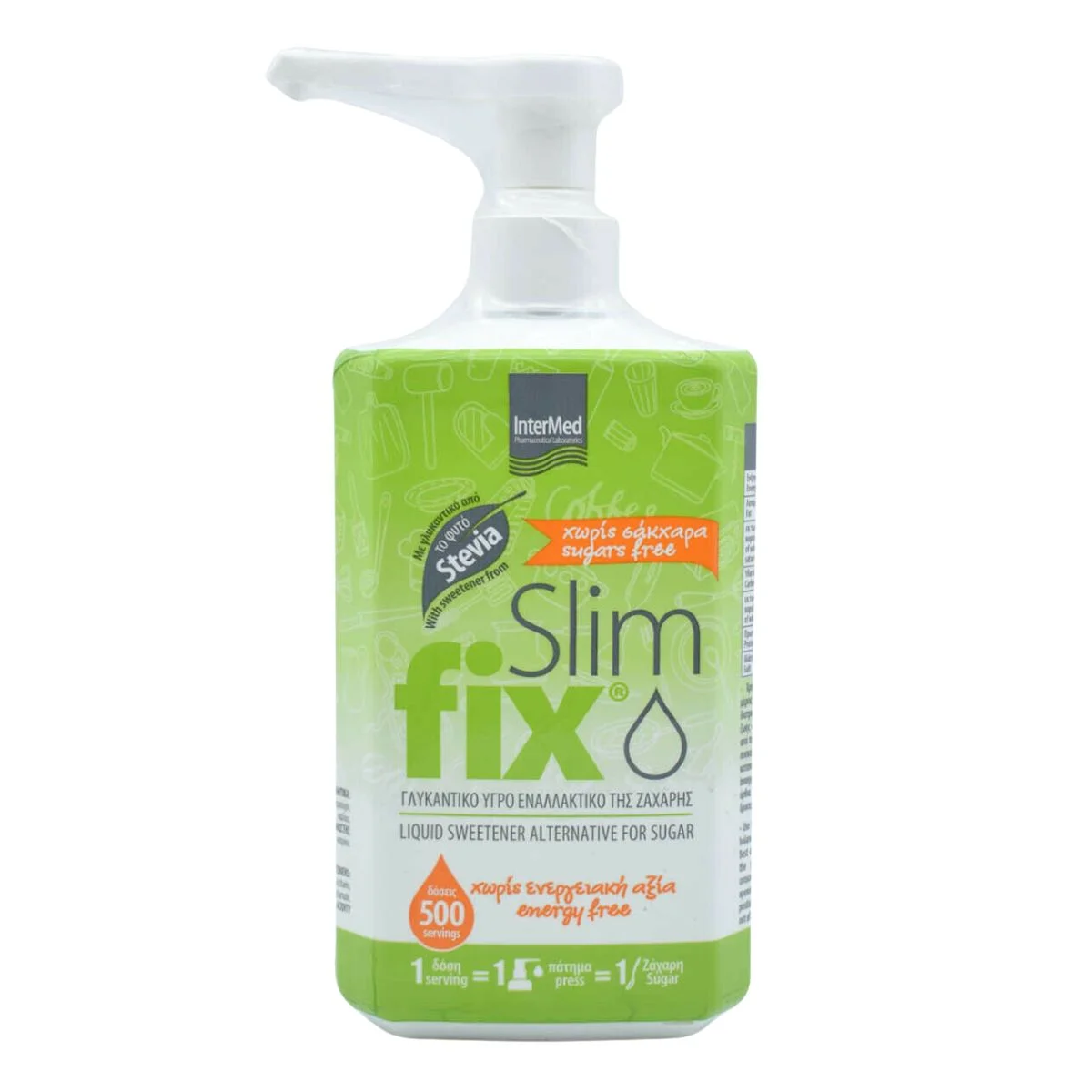 Φωτογραφία προϊόντος: Intermed,Intermed Nutritional Enhancement Intermed Slim Fix Stevia 500ml