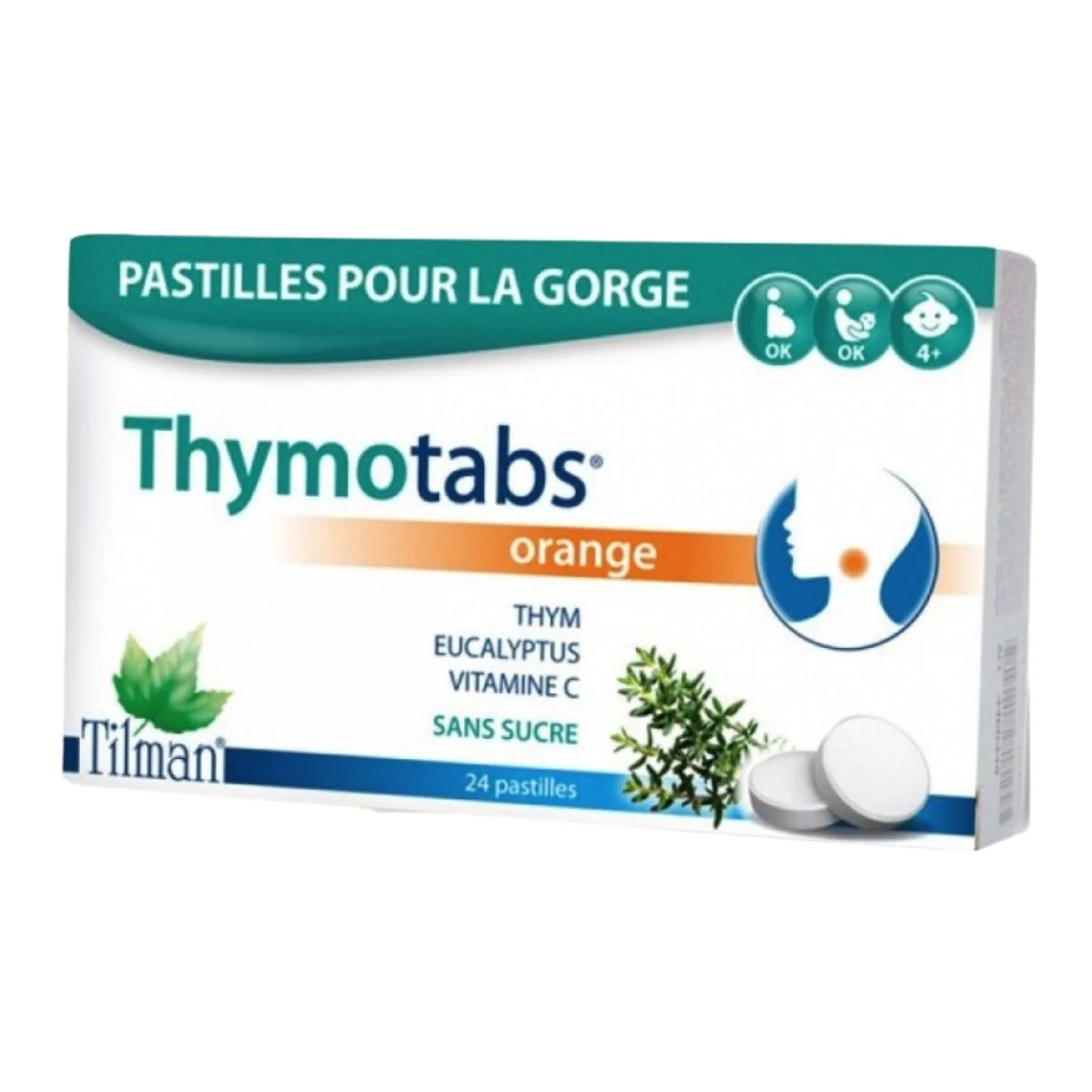 Φωτογραφία προϊόντος: Tilman Thymotabs Παστίλιες για τον Πονόλαιμο Πορτοκάλι 24τμχ