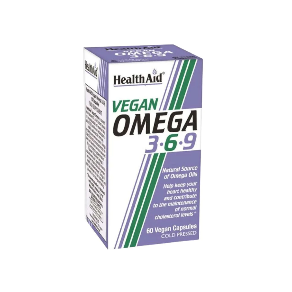 Φωτογραφία προϊόντος: Health Aid,Health Aid Specialized Care Health Aid Vegan Omega 3-6-9 60 κάψουλες