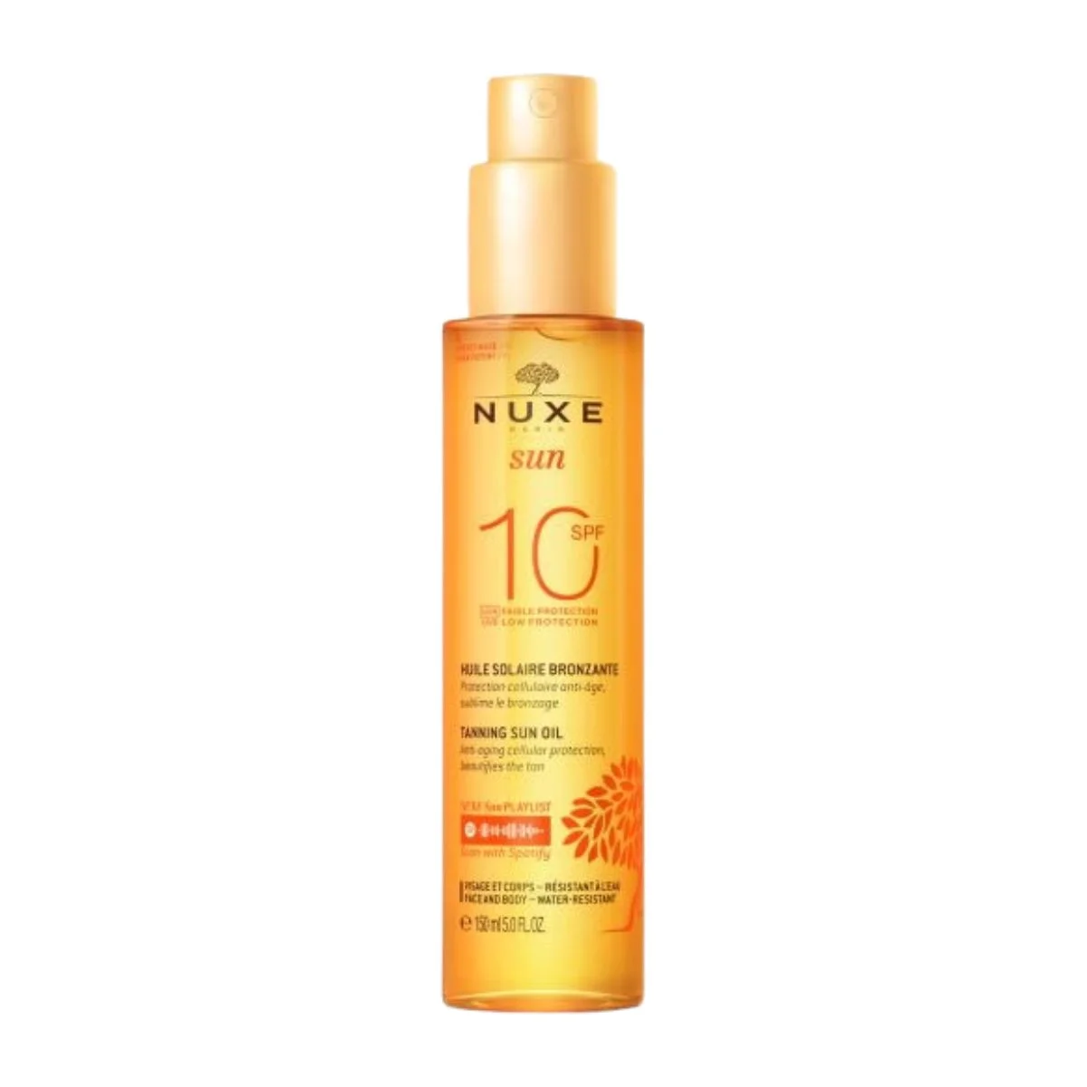 Φωτογραφία προϊόντος: Nuxe,Nuxe Sun Nuxe Tanning Sun Αντηλιακό Λάδι Προσώπου & Σώματος SPF10 150ml