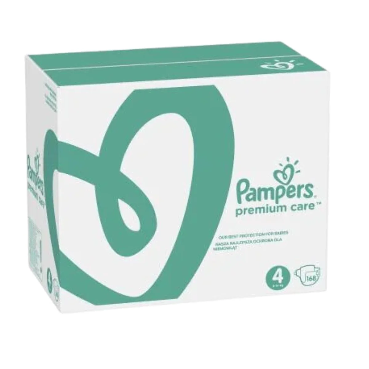 Φωτογραφία προϊόντος: Pampers,Pampers Monthly Packs Pampers Premium Care Monthly Pack Πάνες με Αυτοκόλλητο No. 4 9-14kg 168τμχ