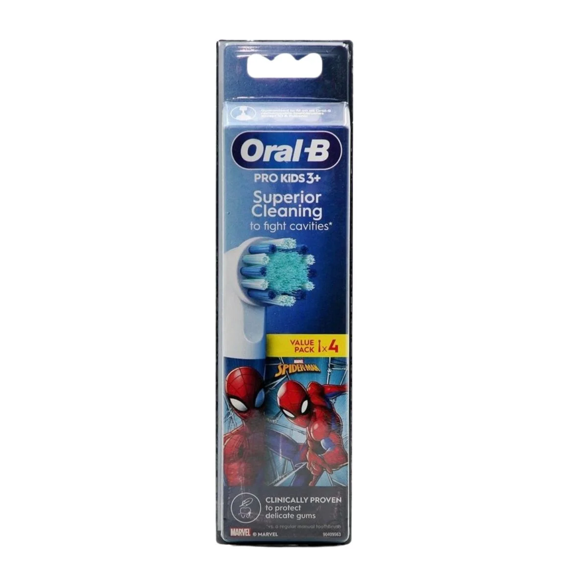 Φωτογραφία προϊόντος: Oral-B,Oral-B Ανταλλακτικά Oral-B Kids Spiderman Ανταλλακτικές Κεφαλές Παιδικής Ηλεκτρικής Οδοντόβουρτσας 4τμχ