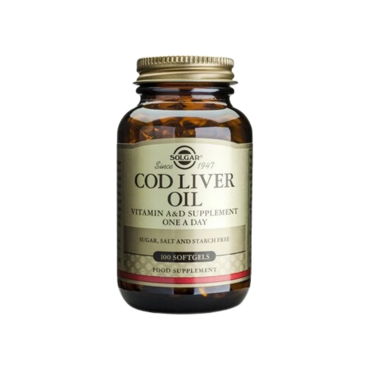 Φωτογραφία προϊόντος: Solgar,Solgar Specialty Solgar Cod Liver Oil Μουρουνέλαιο 100 μαλακές κάψουλες
