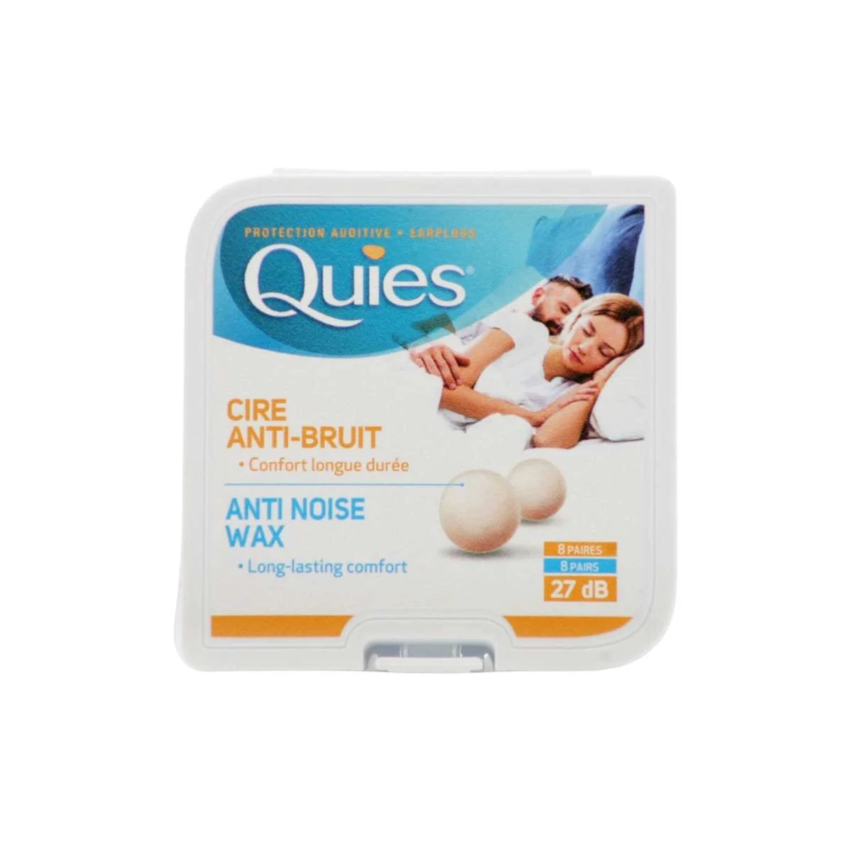 Φωτογραφία προϊόντος: Quies Pure Wax Ωτοασπίδες Κεριού Λευκό Χρώμα 16τμχ