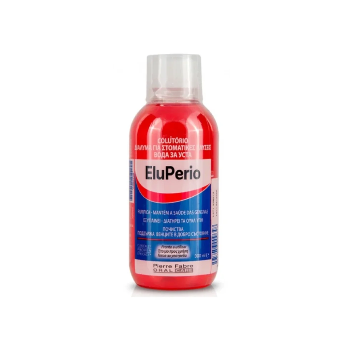 Φωτογραφία προϊόντος: Elgydium,Elgydium Mouthwashes Eludril Perio Eluperio Στοματικό Διάλυμα Χλωρεξιδίνης 0,12%, 300ml