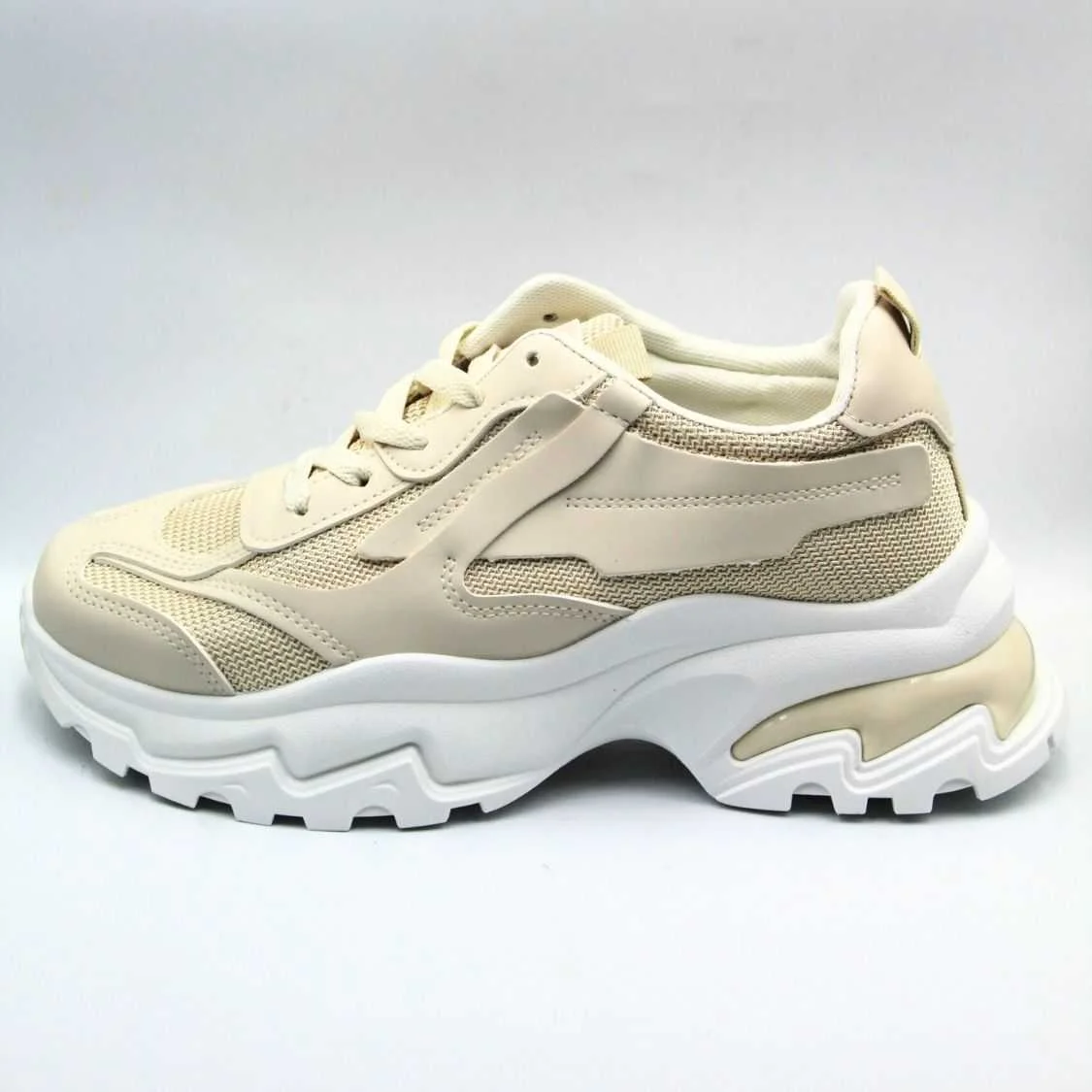 Φωτογραφία προϊόντος: PLATO Αθλητικό sneaker σε μπέζ χρώμα