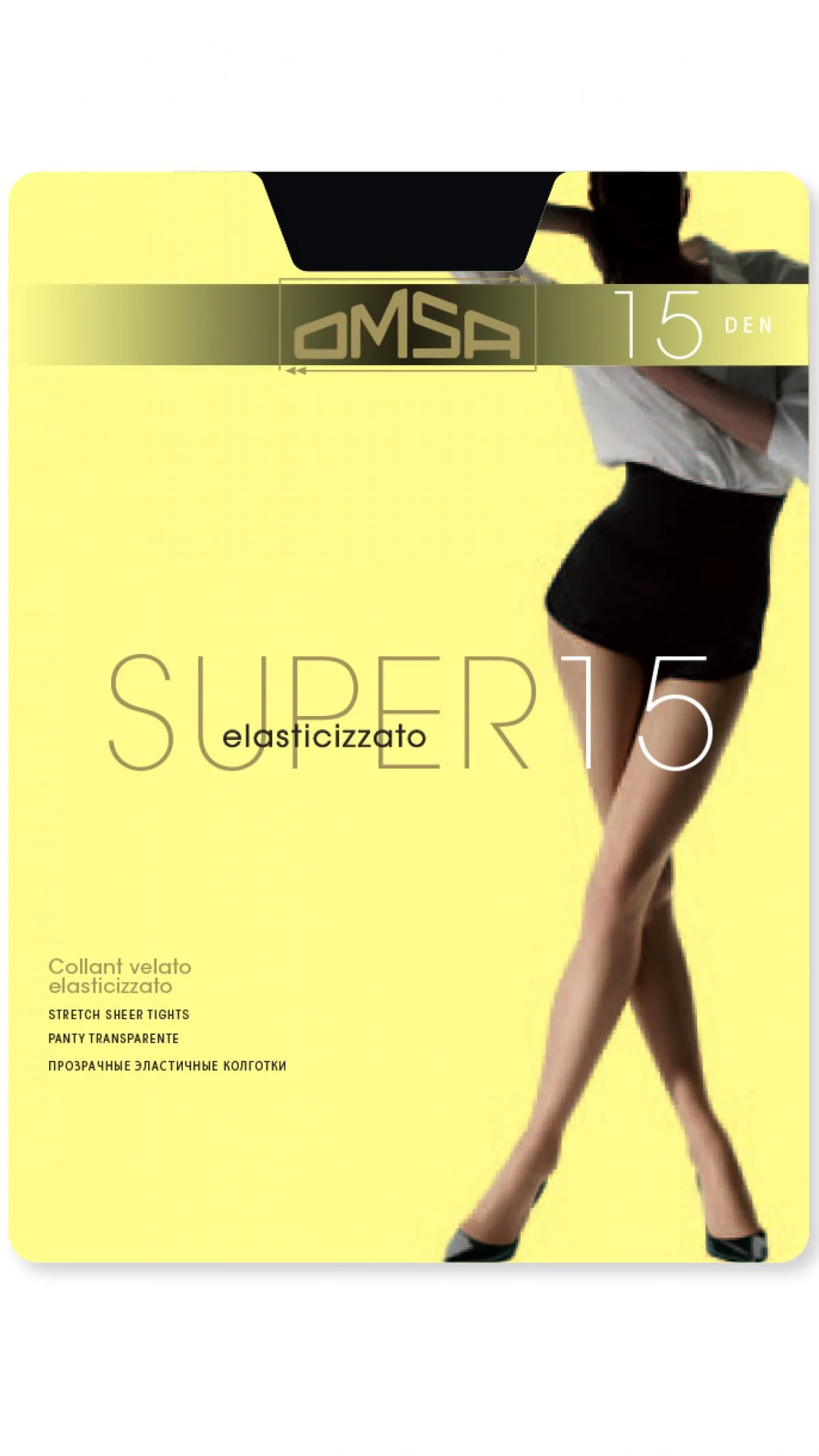 Φωτογραφία προϊόντος: OMSA SUPER 15 DEN ΚΑΛΣΟΝ LYCRA ΛΕΠΤΟ ΔΙΑΦΑΝΟ, CASTORO