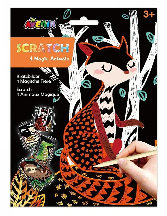 Φωτογραφία προϊόντος: HMHB Avenir Βιβλίο-Scratch 4 Magic Animals ΠΟΛΥΧΡΩΜΟ