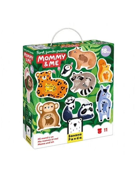 Φωτογραφία προϊόντος: Παιδικό Παζλ Banana Panda First Jumbo Puzzle Mommy & Me 18M+ ΠΟΛΥΧΡΩΜΟ