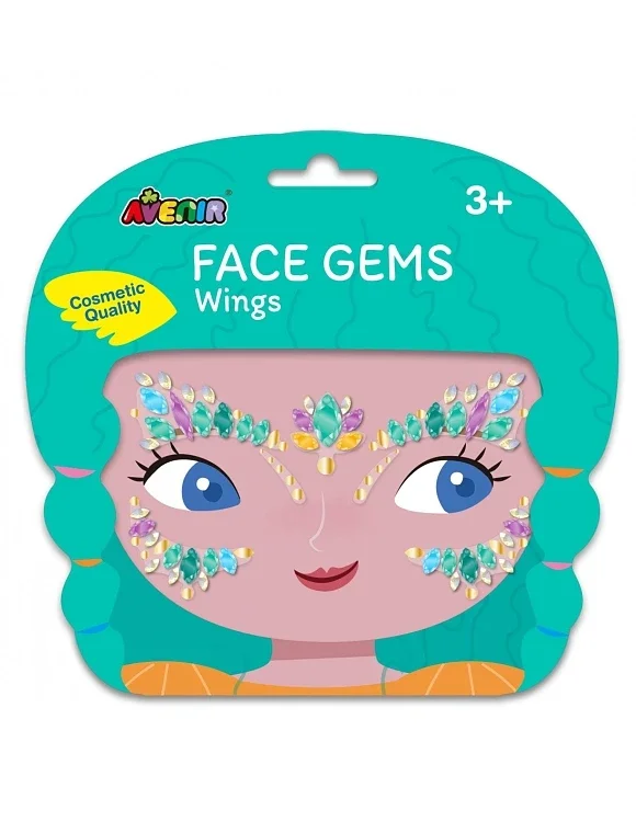 Φωτογραφία προϊόντος: Avenir Face Gems Φτερά ΠΟΛΥΧΡΩΜΟ