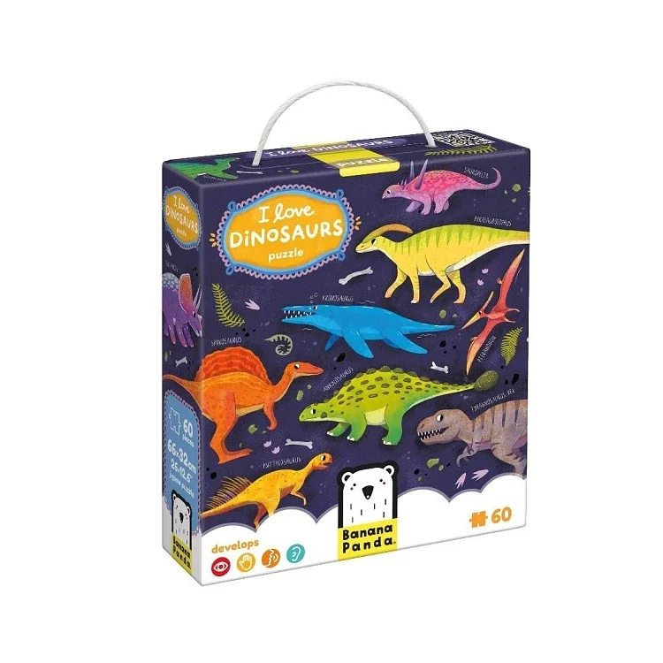 Φωτογραφία προϊόντος: Παιδικό Παζλ Banana Panda I love Dinosaurs Puzzle 4+ ΠΟΛΥΧΡΩΜΟ