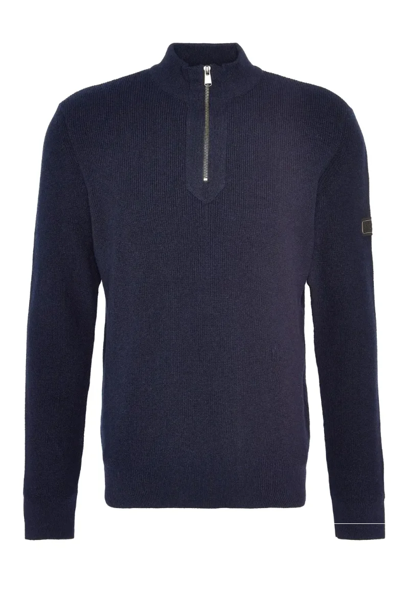 Φωτογραφία προϊόντος: BARBOUR INTERNATIONAL ΑΝΔΡΙΚΟ ΠΛΕΚΤΟ CRAWLEY FUNNEL NECK JUMPER BARBOUR INTERNATIONAL ΚΑΝΟΝΙΚΗ ΓΡΑΜΜΗ ΣΚΟΥΡΟ ΜΠΛΕ