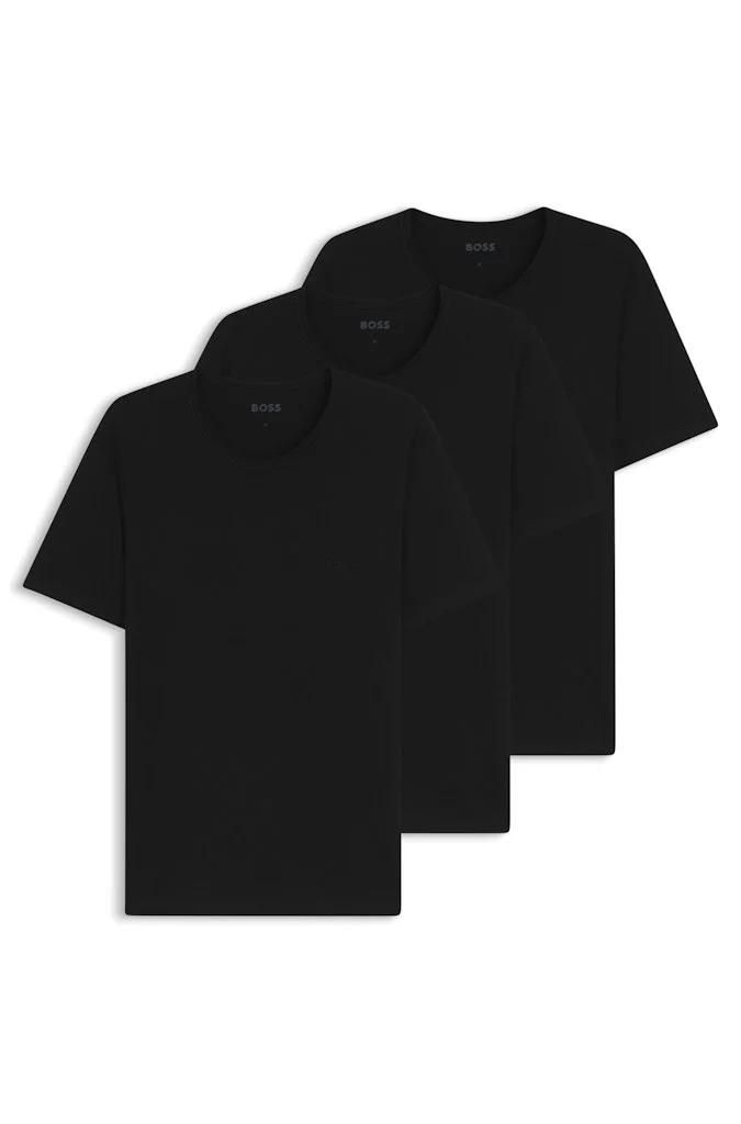 Φωτογραφία προϊόντος: BOSS ΑΝΔΡΙΚO T-SHIRT BOSS RN CLASSIC ΚΟΝΤΟΜΑΝΙΚΟ 3 ΤΜΧ ΜΑΥΡΟ