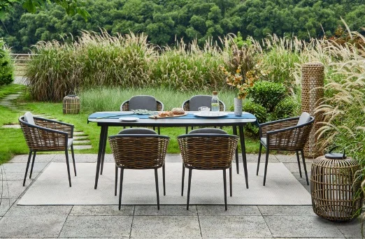 Φωτογραφία προϊόντος: Artie Musses Rattan/D7 Dining Set Anthracite