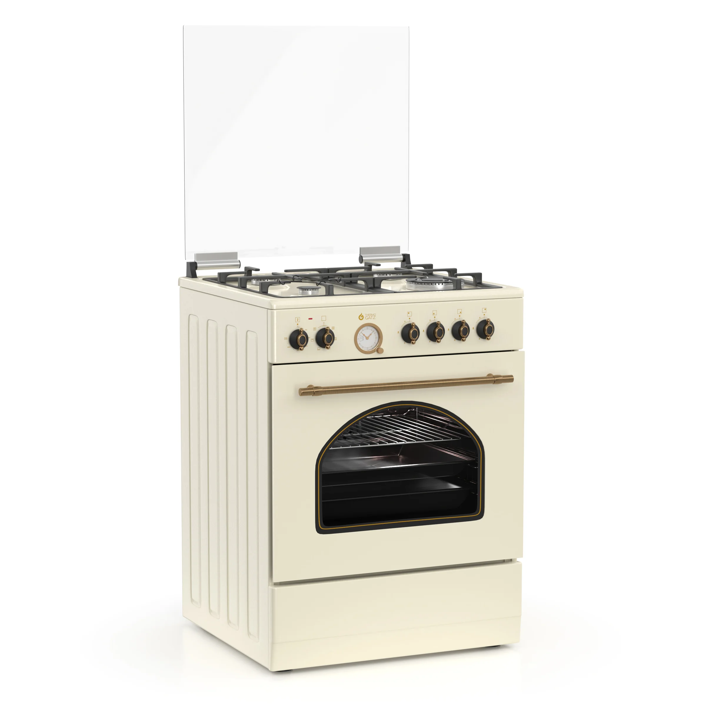 Φωτογραφία προϊόντος: THERMOGATZ ΚΟΥΖΙΝΑ ΜΙΚΤΗ TGS 4320 BEIGE TURBO