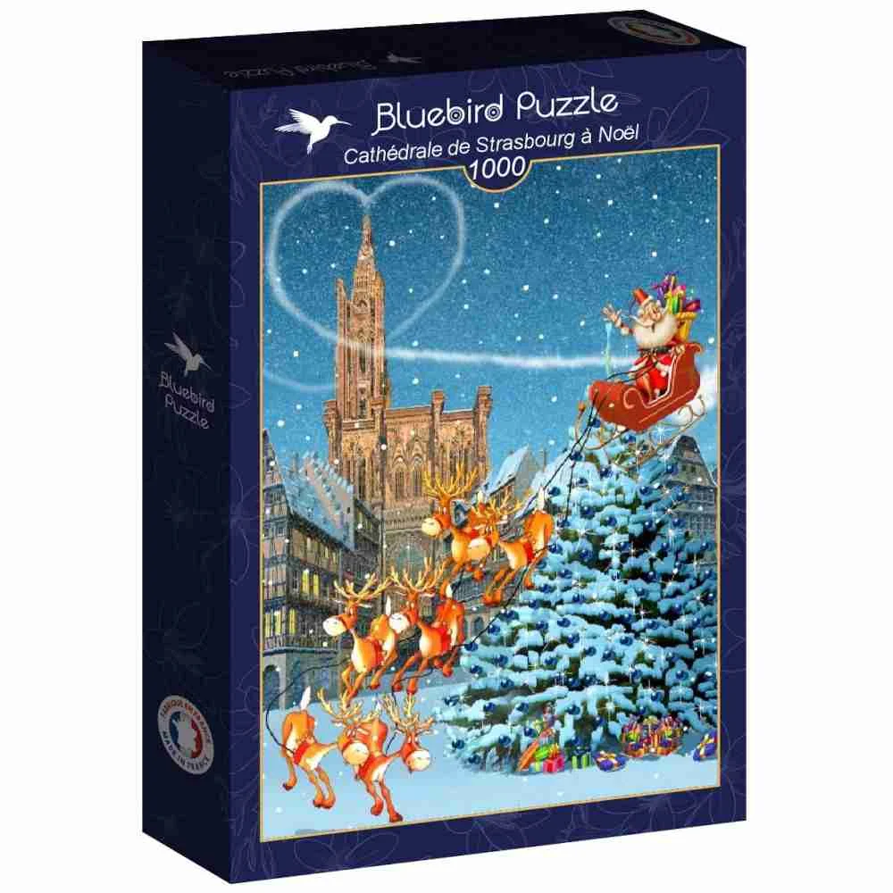 Φωτογραφία προϊόντος: Bluebird Puzzle-90409-Cathedral of Strasbourg à Noël 1000 pieces