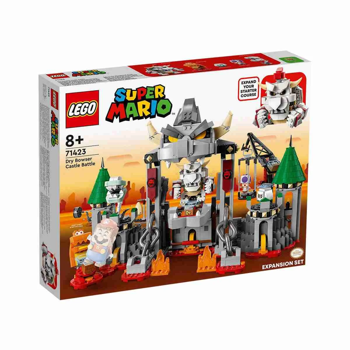 Φωτογραφία προϊόντος: 71423 Lego Super Mario Dry Bowser Castle Battle Expansion Set