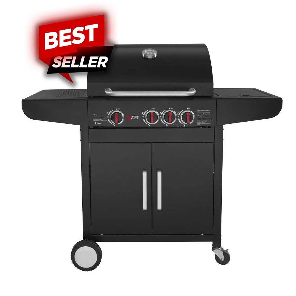 Φωτογραφία προϊόντος: THERMOGATZ BBQ ΥΓΡΑΕΡΙΟΥ GS GRILL LUX 3+1 CAST IRON - 11,5kW