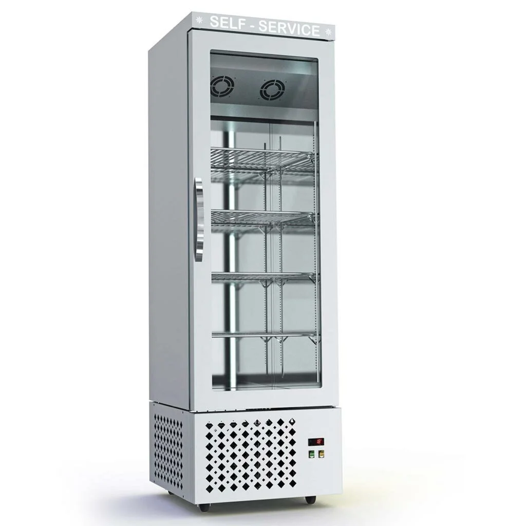 Φωτογραφία προϊόντος: Dominox Ψυγείο Θάλαμος Self-Service 540lt Υ215xΠ66xΒ70cm Κωδικός: THS-068-1S-W