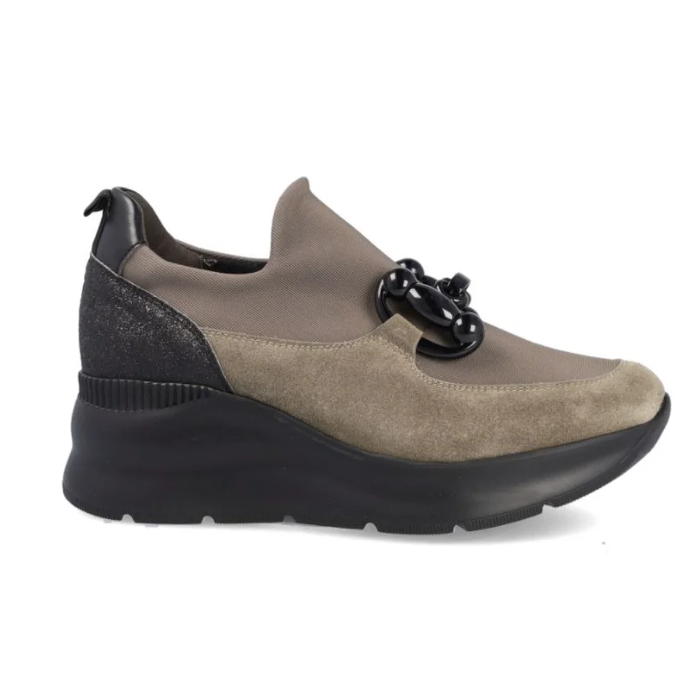 Φωτογραφία προϊόντος: Comart Sneakers Γυναικείο ύφασμα/δέρμα Nubuck Μπεζ ART/4494 TAUPE