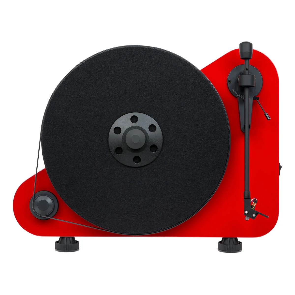 Φωτογραφία προϊόντος: Pro-Ject Audio VT-E BT Right-Handed (OM 5e) Red - Audiophile "Plug & Play" πικάπ
