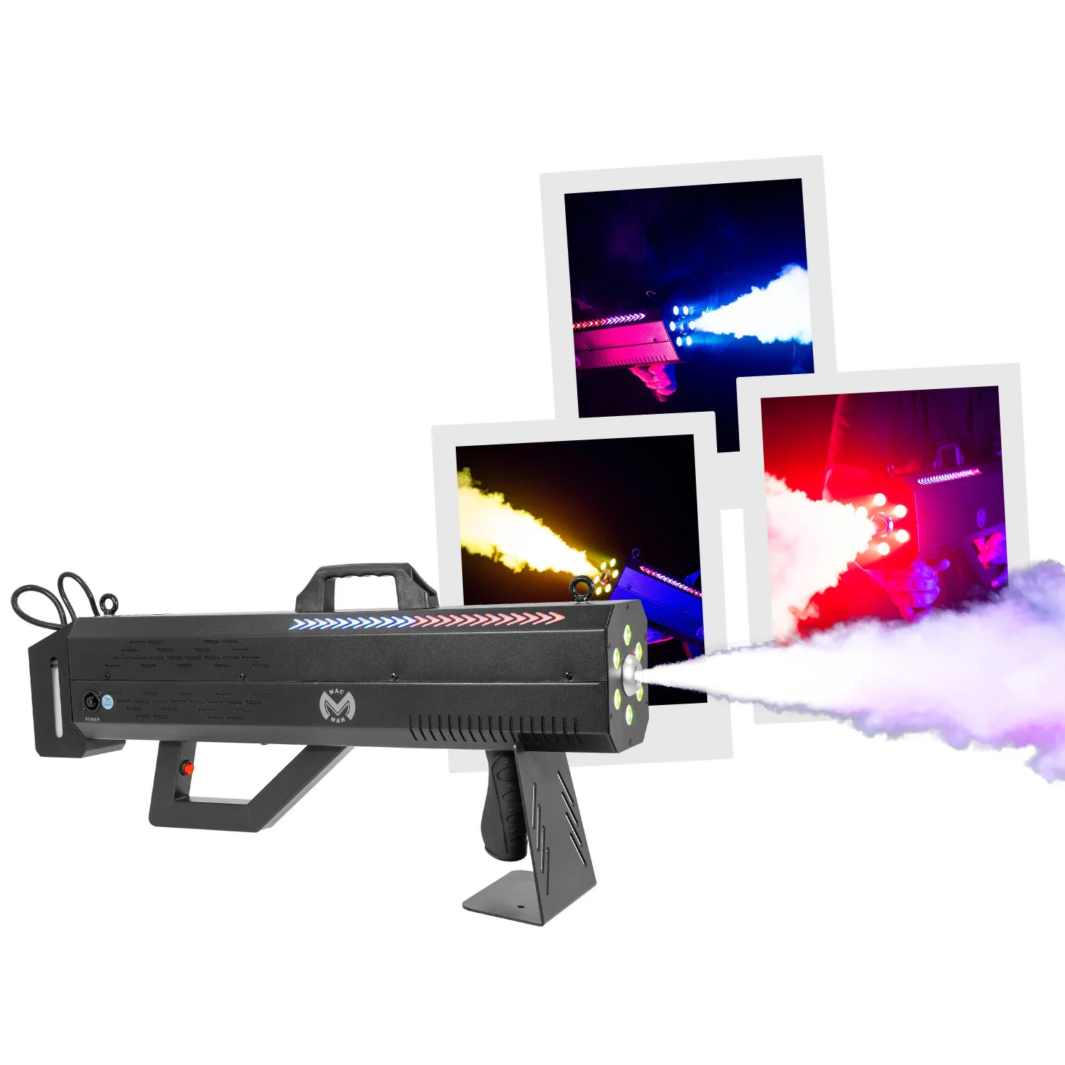 Φωτογραφία προϊόντος: Mac Mah Fog Blaster 1500 RGB - Πιστόλι Εφέ Καπνού CO₂ με Φωτισμό RGB
