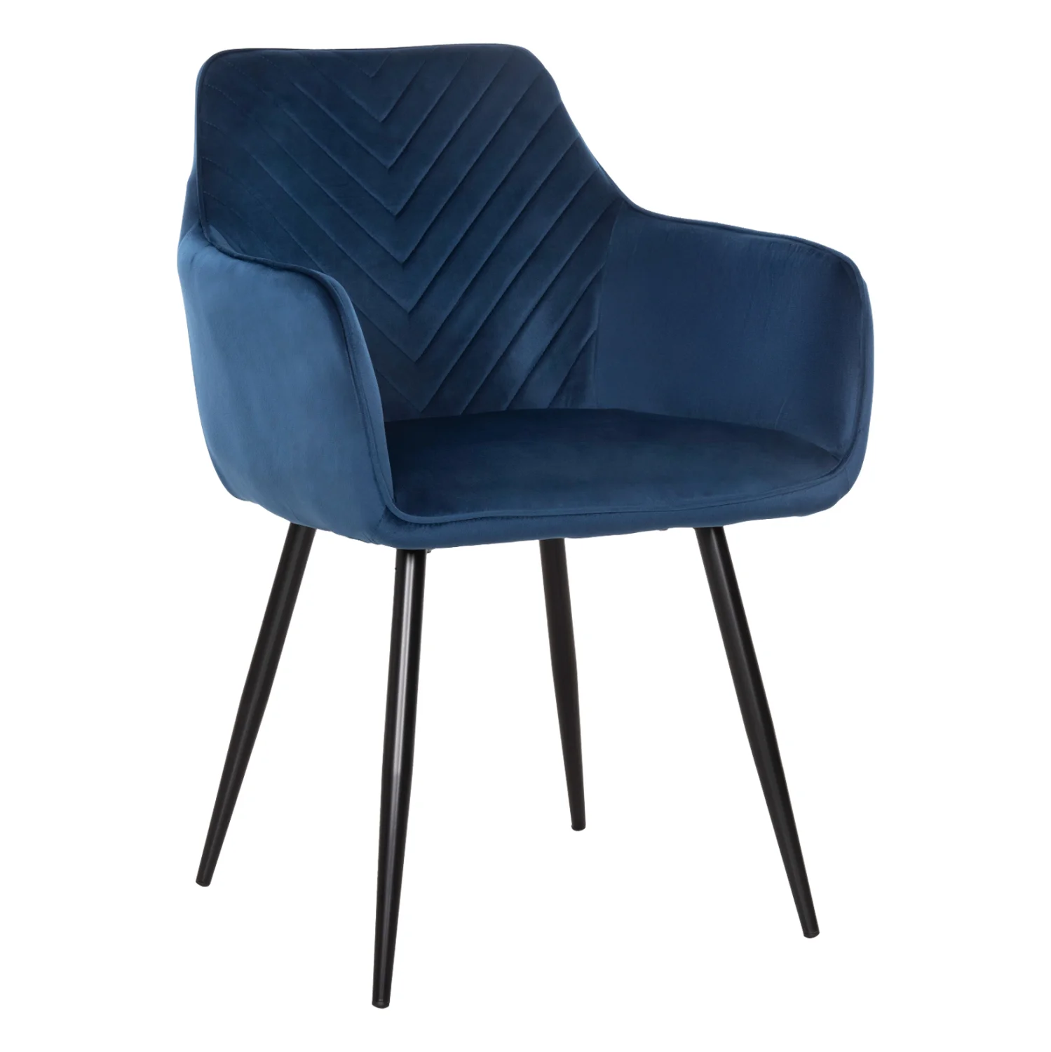 Φωτογραφία προϊόντος: b2b markt ΠΟΛΥΘΡΟΝΑ LATRELL HM8582.08 ΜΠΛΕ ΒΕΛΟΥΔΟ & ΜΑΥΡΑ ΜΕΤΑΛΛΙΚΑ ΠΟΔΙΑ 57x56x84Yεκ.