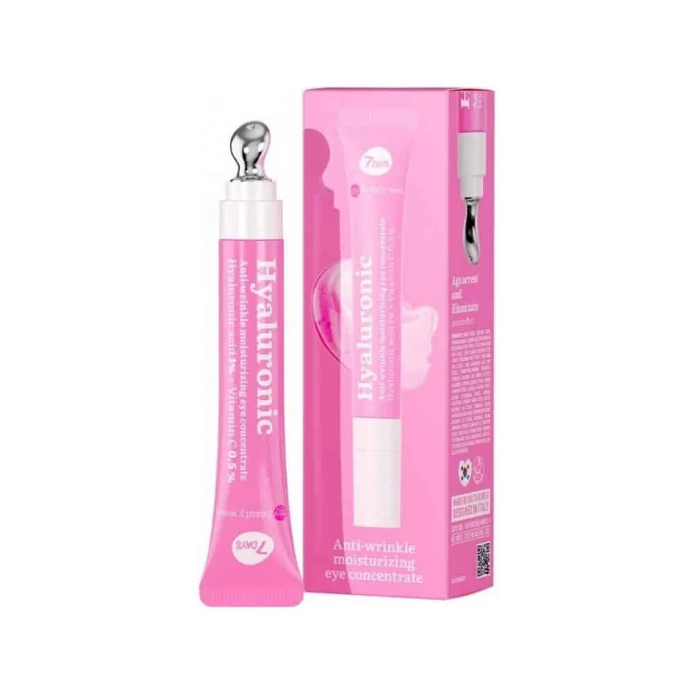 Φωτογραφία προϊόντος: 7DAYS 521705 MB HYAL ANT-WRINKLE MOIST EYE CONCENTRATE ΚΡΕΜΑ ΜΑΤΙΩΝ 18ΜL