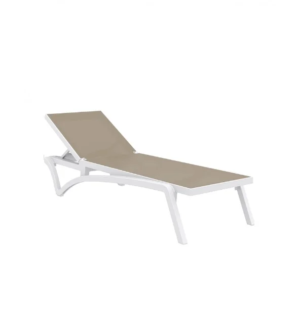 Φωτογραφία προϊόντος: Siesta Pacific/S* Sun-Lounger White Cappuccino