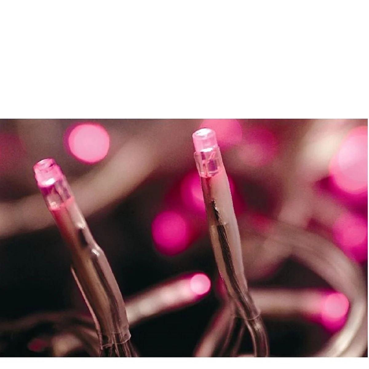 Φωτογραφία προϊόντος: OEM 180 Led Με Πρόγραμμα Ροζ Με Διάφανο Καλώδιο Εξωτερικού Χώρου 31V