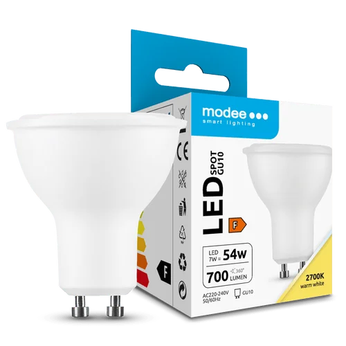 Φωτογραφία προϊόντος: Modee Lighting LED Spot Λαμπτήρας 7W GU10 2700K ERP