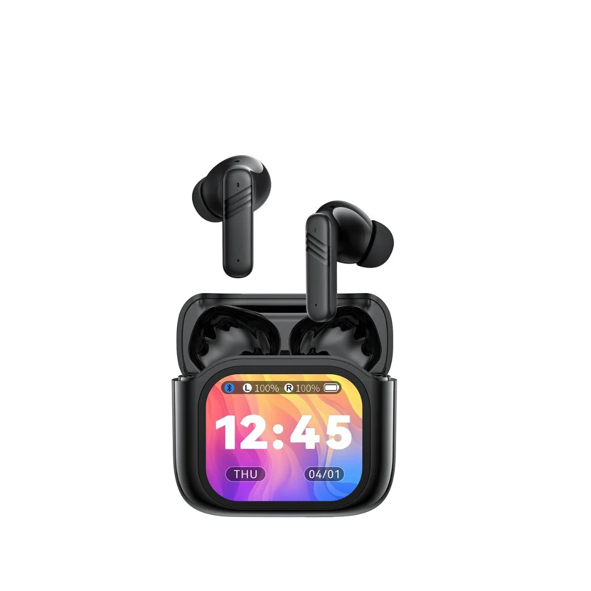 Φωτογραφία προϊόντος: XO X50 Ακουστικά Bluetooth με Λειτουργίες ANC+ENC Dual Mic TWS + Smart LCD Οθόνη